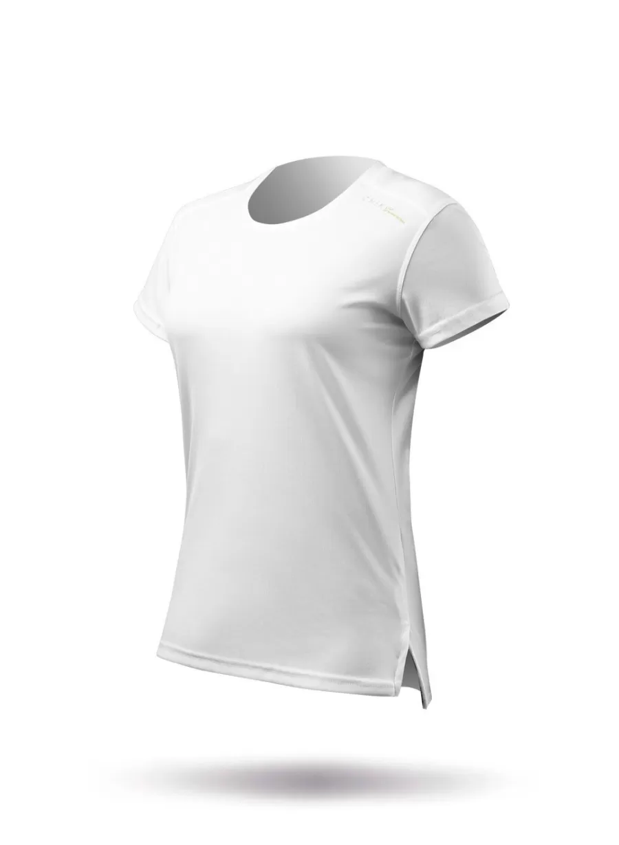 Cheap Zhik Haut A Manches Courtes Uvactive Pour Femme - Blanc