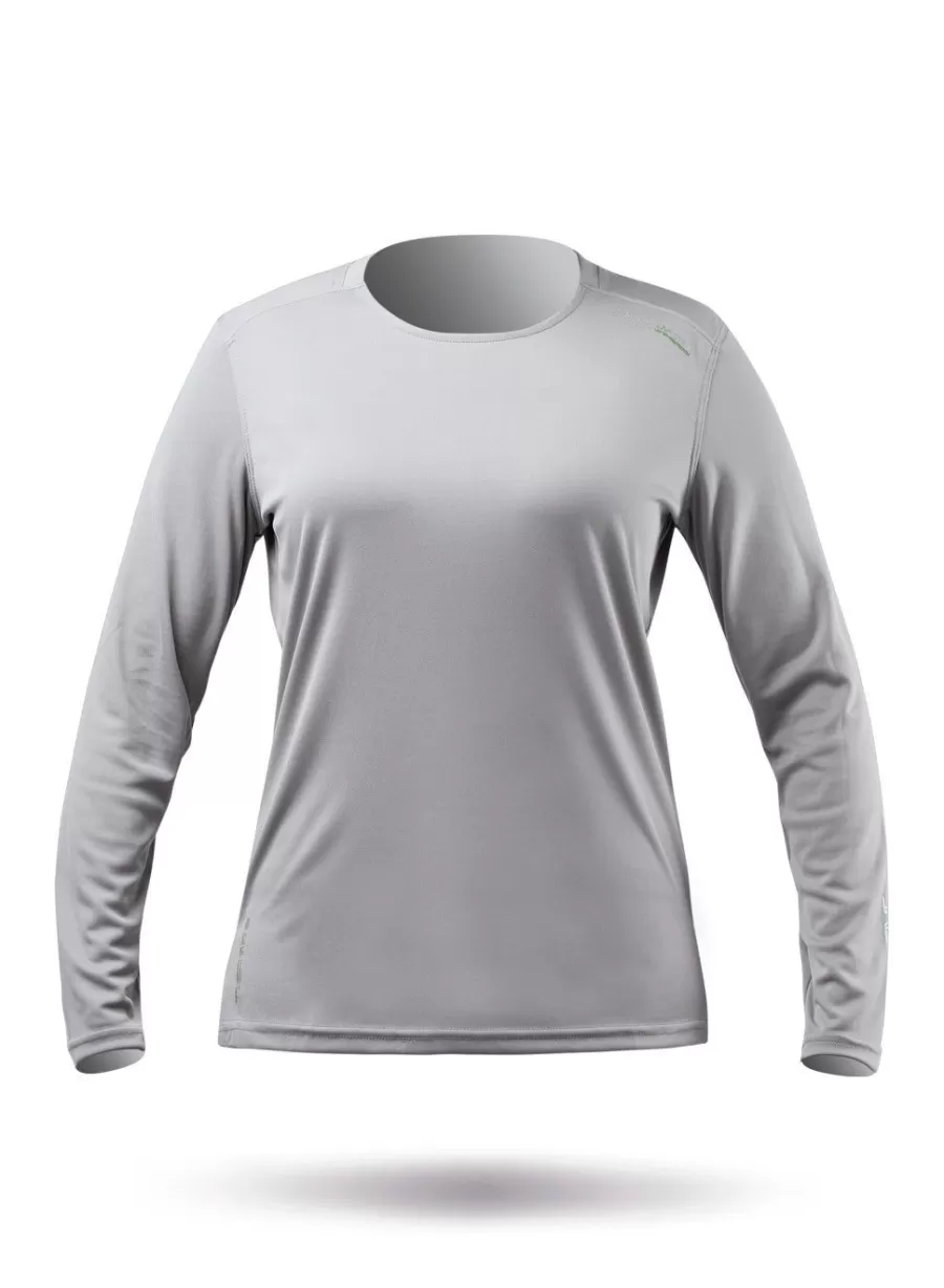 Flash Sale Zhik Haut A Manches Longues Uvactive Pour Femme - Gris