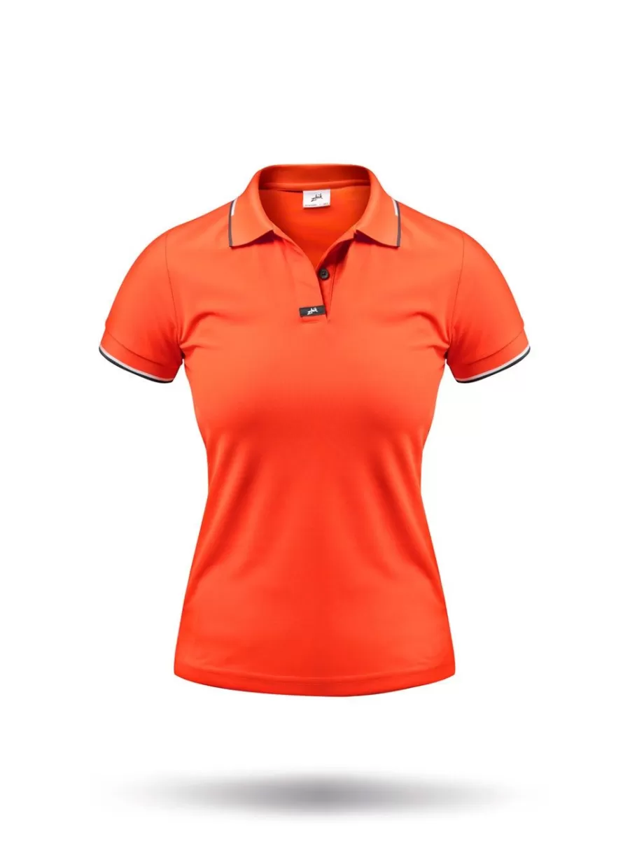 Flash Sale Zhik Polo Elite Femme - Rouge Ocean