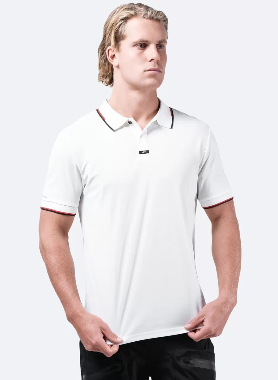 Fashion Zhik Polo Elite Homme - Blanc