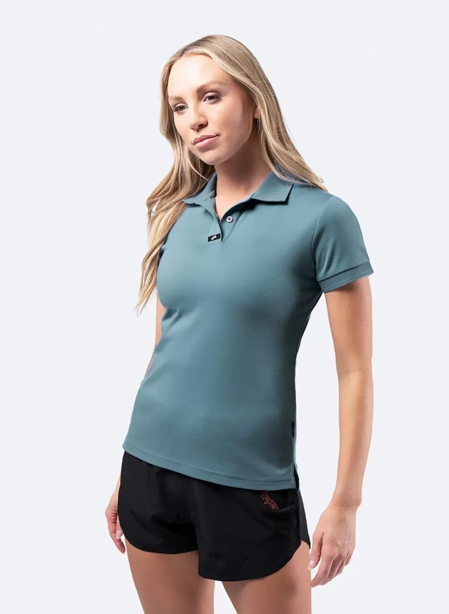 Best Sale Zhik Polo En Coton Pima Pour Femme - Bleu Provincial