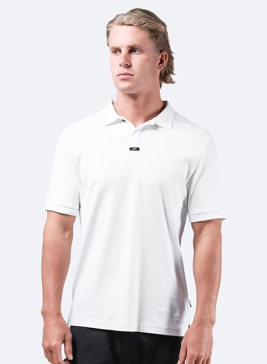 Cheap Zhik Polo En Coton Pima Pour Homme - Blanc