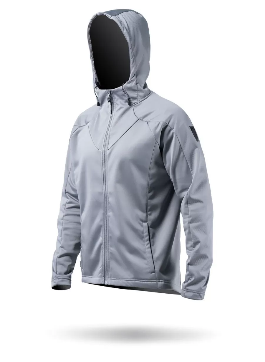 Shop Zhik Sweat A Capuche Tech Pour Hommes - Platine