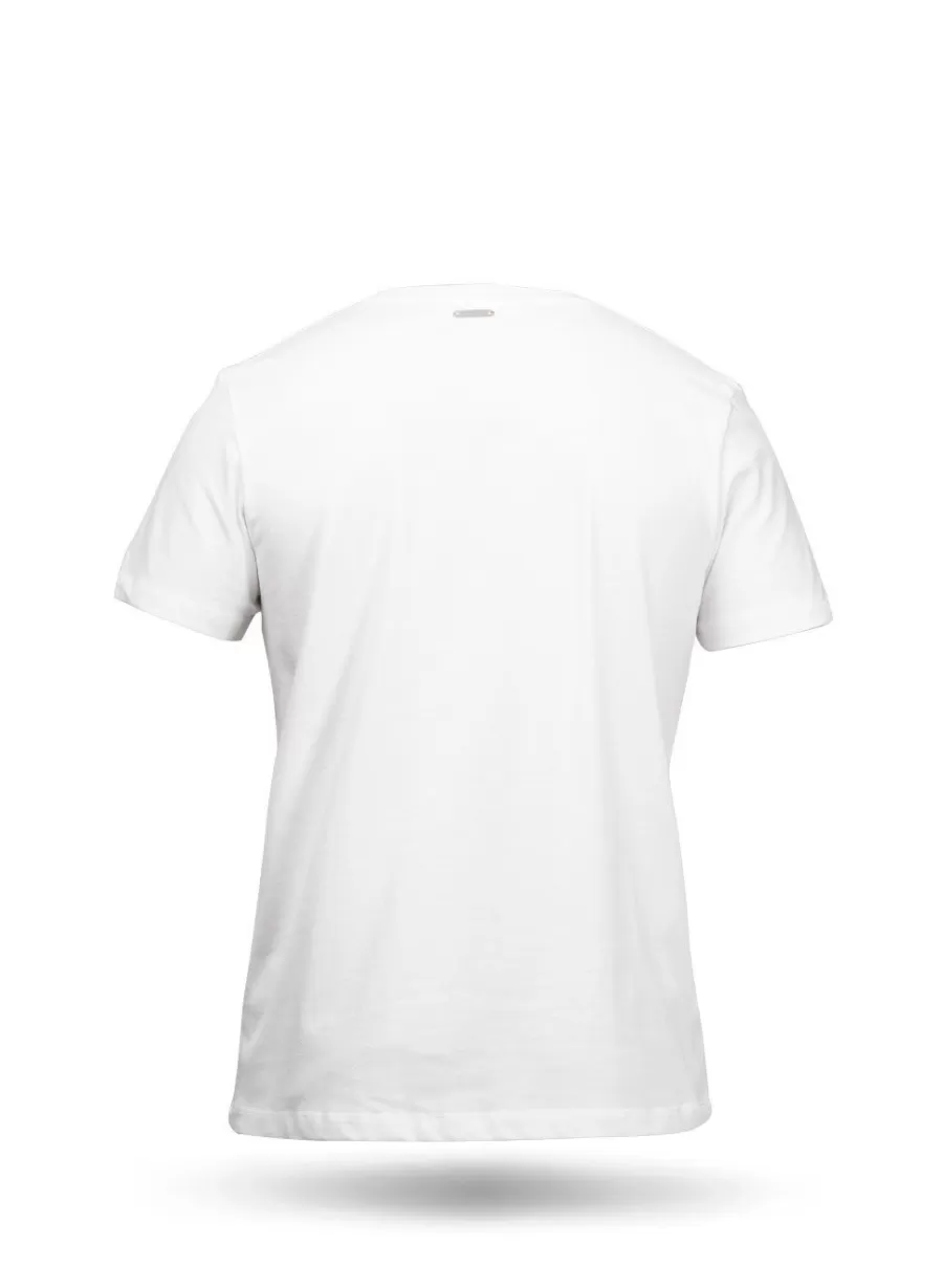 Sale Zhik T-Shirt En Coton A Imprime Photo Pour Hommes