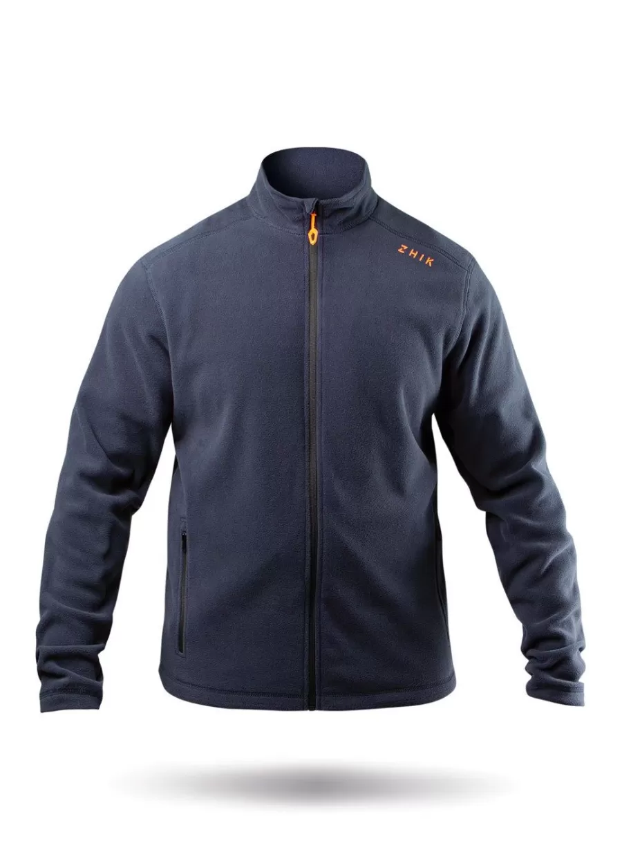 New Zhik Veste Polaire Zippee Bleu Marine Pour Homme