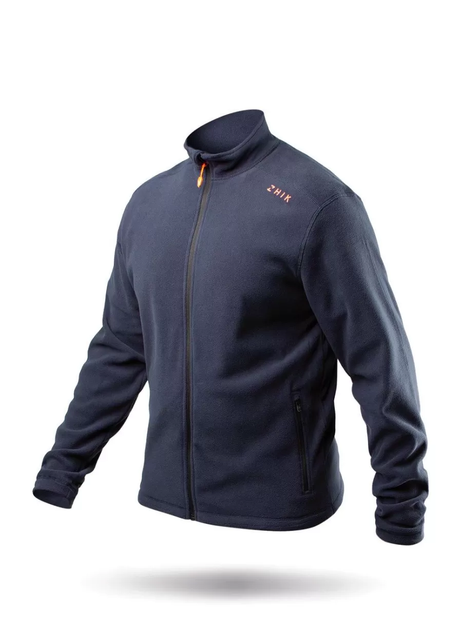 New Zhik Veste Polaire Zippee Bleu Marine Pour Homme