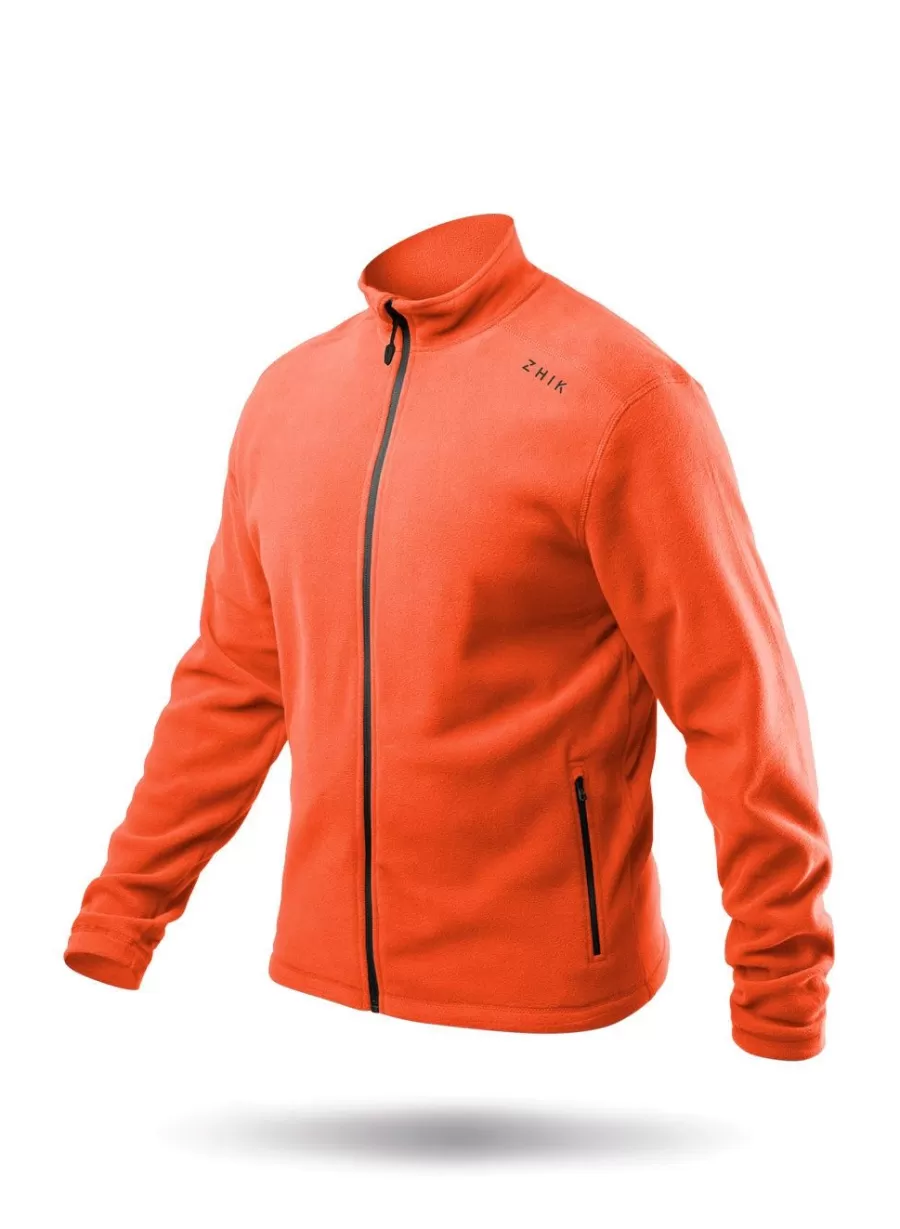 Best Sale Zhik Veste Polaire Zippee Rouge Flamme Pour Homme